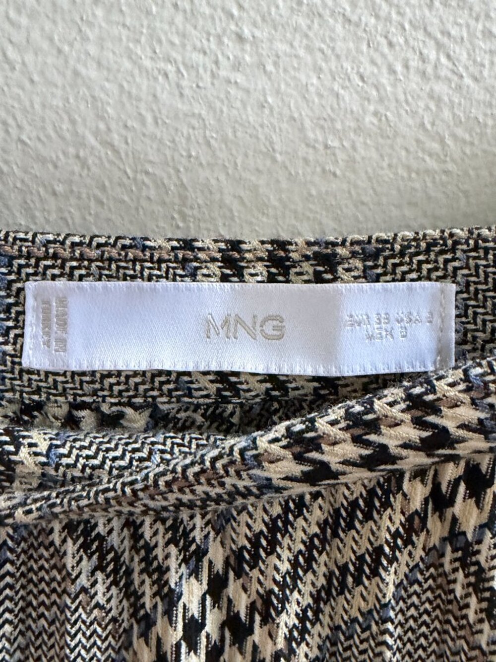 MANGO Checked Pleated Skirt - Picture 6 of 9